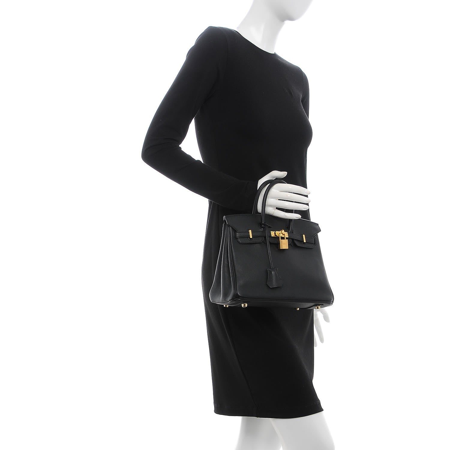 Hermes Swift Birkin 25 Black 2 of 31