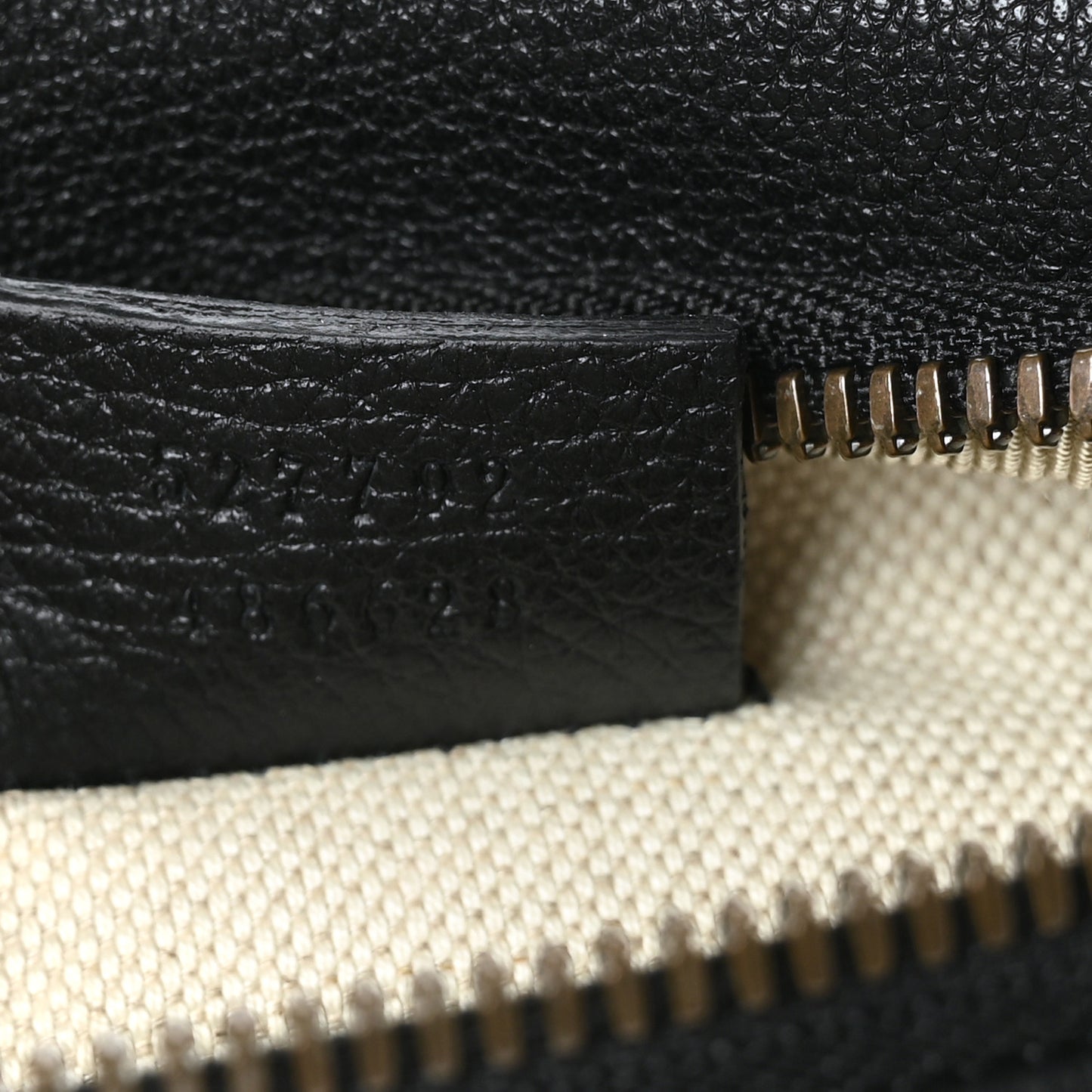 Grained Calfskin Small Logo Belt Bag Black