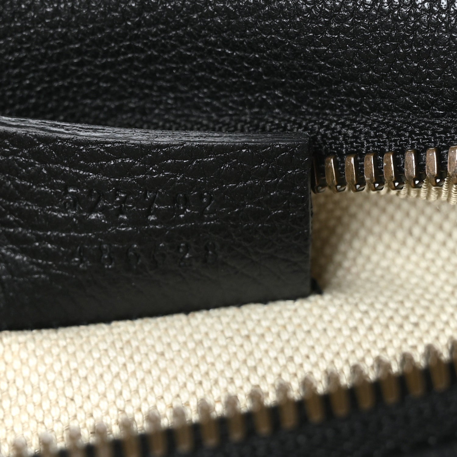 Gucci Grained Calfskin Small Logo Belt Bag Black 7 of 9