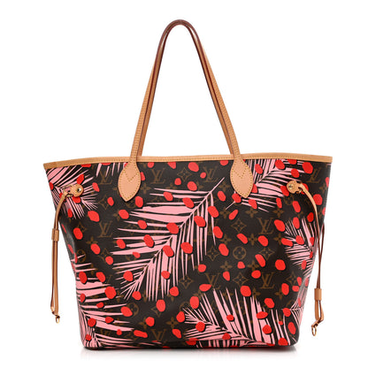 Louis Vuitton Monogram Jungle Dots Neo Neverfull MM Sugar Pink Poppy 3 of 11