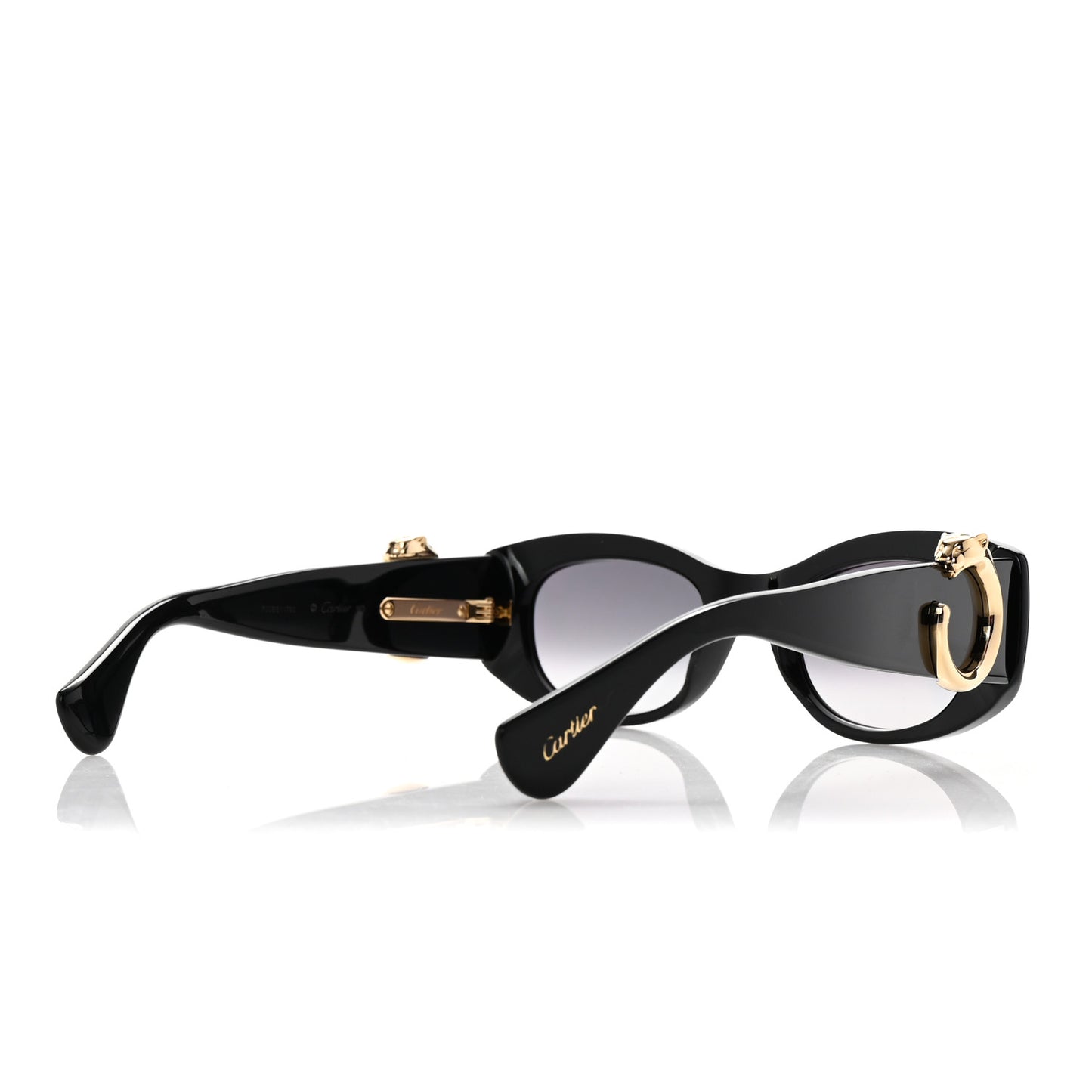 Acetate Panthere C-Logo Sunglasses CT0472S Black