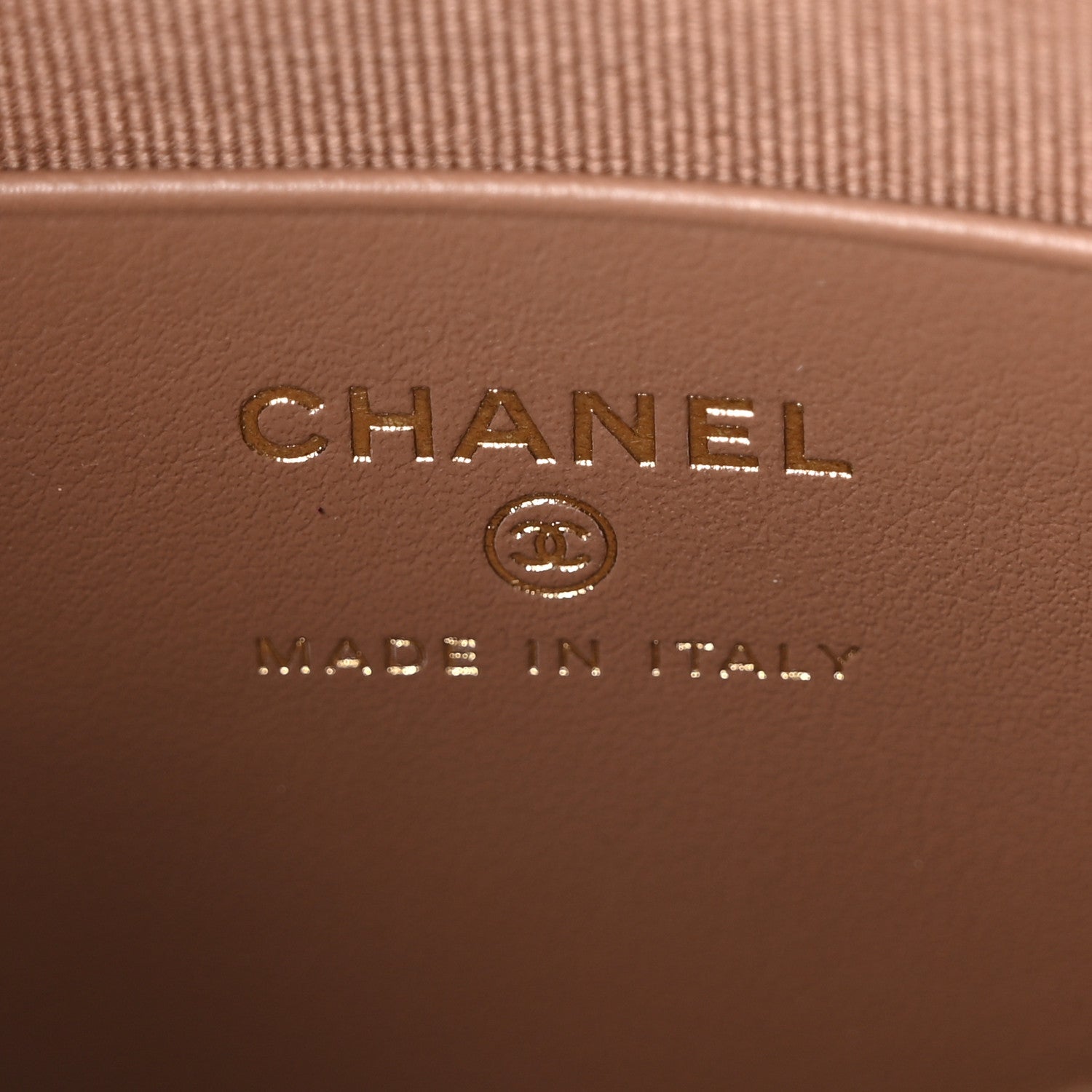 Chanel Caviar Quilted Barrel Clutch With Chain Brown 6 of 11