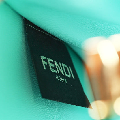Fendi Shiny Nappa Petite Peekaboo I SEE U Satchel Spring Turquoise 9 of 12