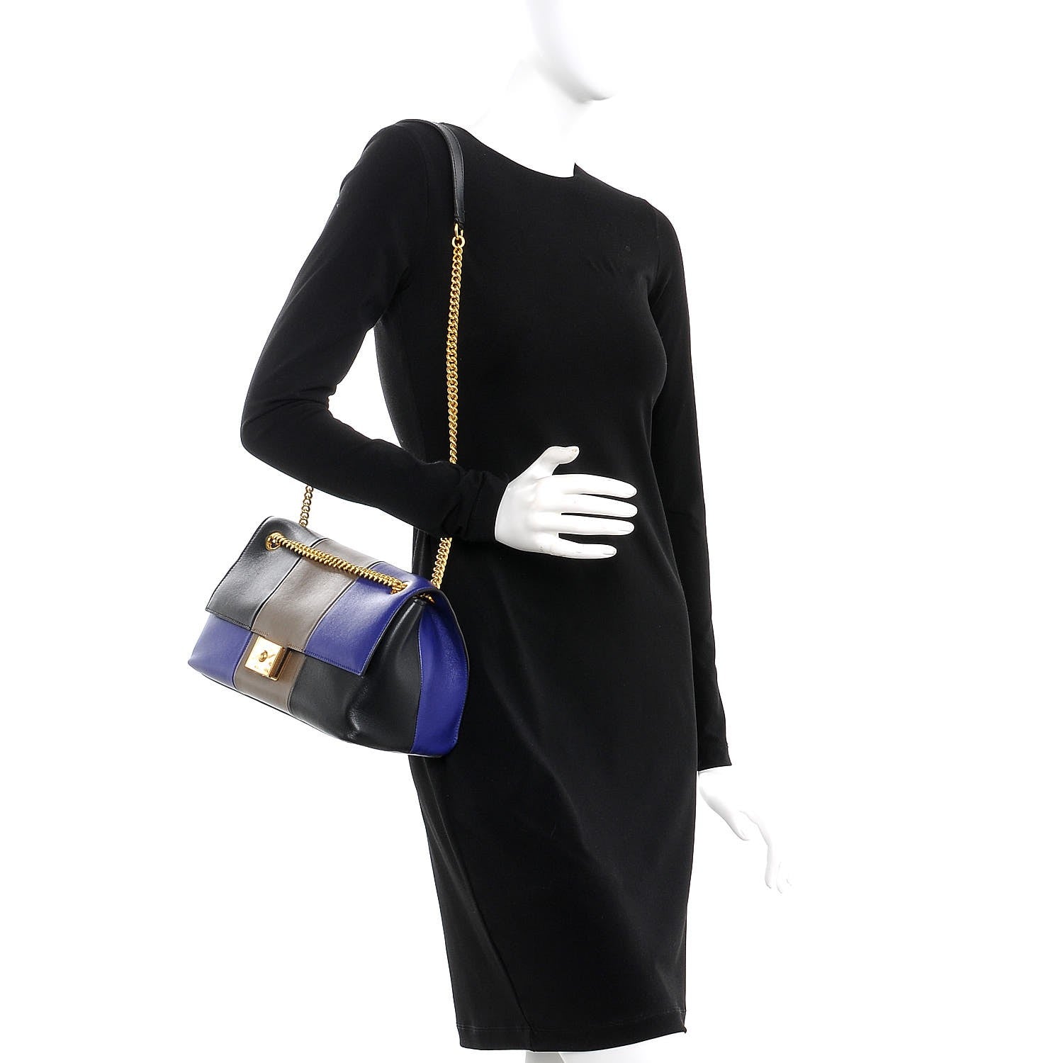 Mulberry Smooth Calfskin Cheyne Indigo Clay Black 2 of 9