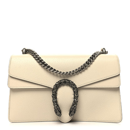 Gucci Textured Calfskin Crystal Small Dionysus Shoulder Bag Mystic White 1 of 11