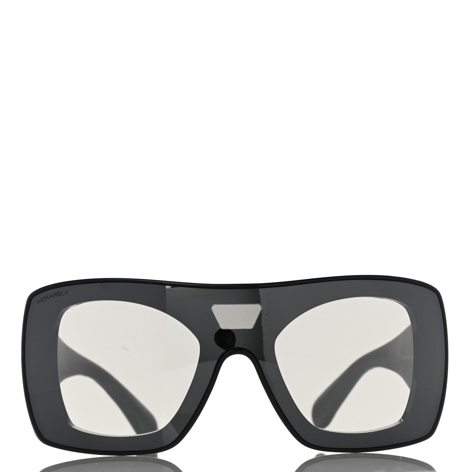 Chanel Lambskin Shield Quilted Sunglasses 71267 Black 2 of 9