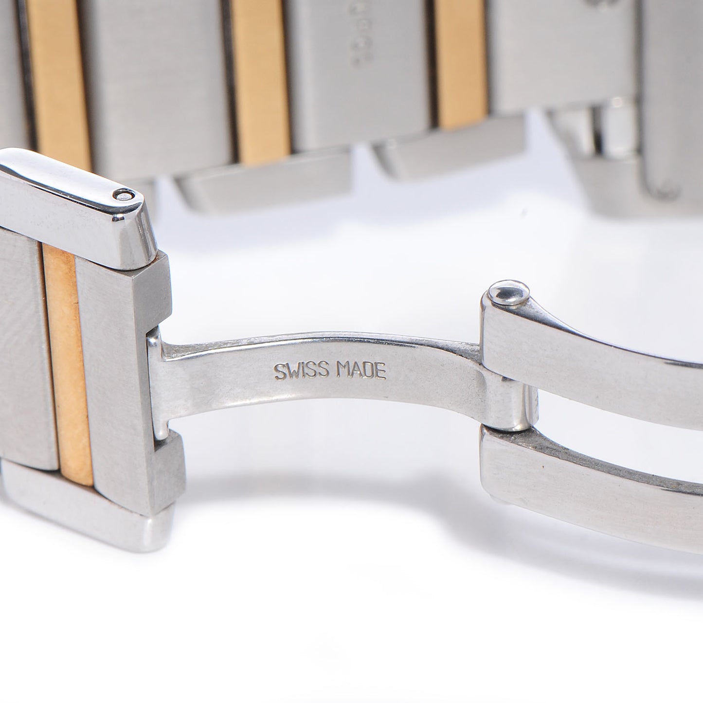Stainless Steel 18K Yellow Gold 28mm Tank Francaise Automatic Watch