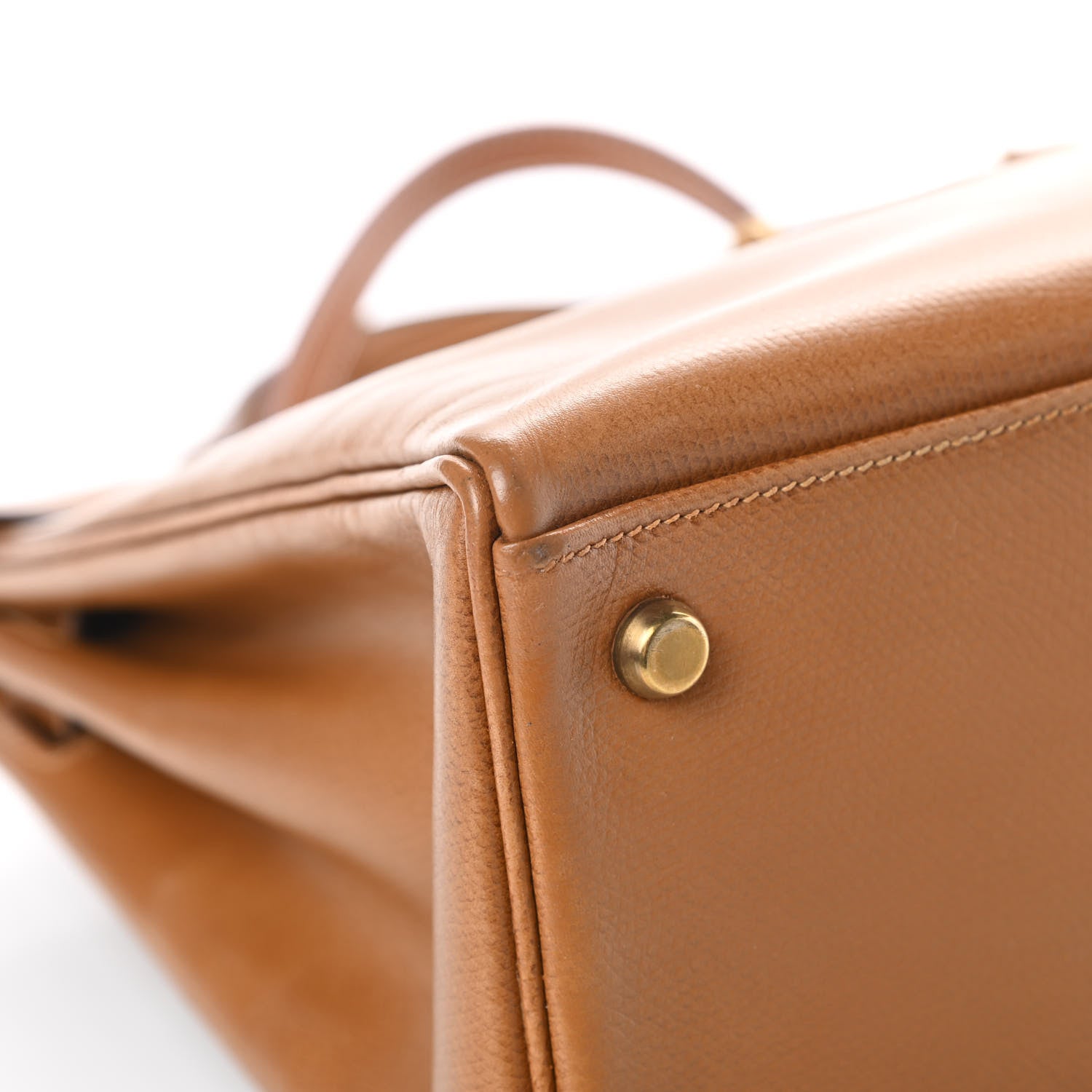 Hermes Courchevel Kelly Retourne 32 Gold 9 of 16