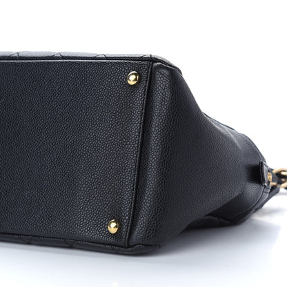 Chanel Caviar Quilted Petit Timeless Tote PTT Black 9 of 10