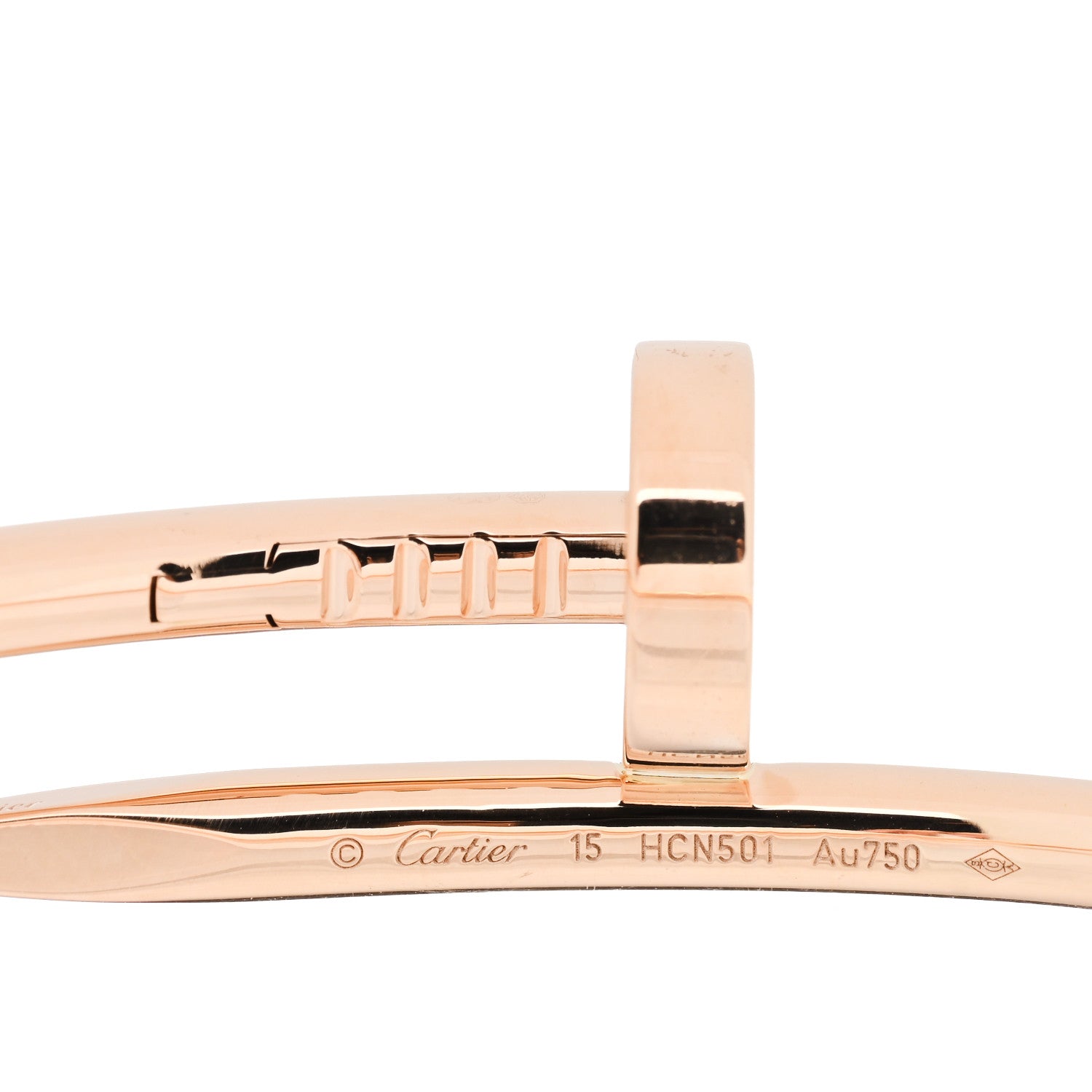 Cartier 18K Pink Gold Juste Un Clou Bracelet 15 3 of 4
