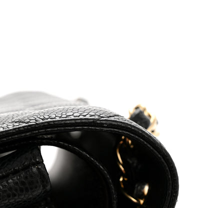 Chanel Caviar Quilted Jumbo Double Flap Black Black 16 of 16