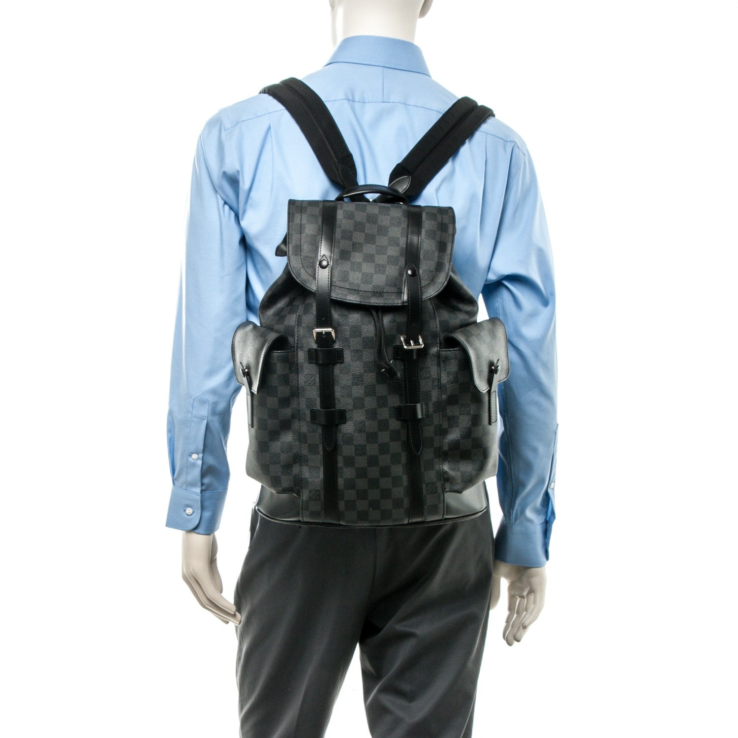 Louis Vuitton Damier Graphite Christopher PM Backpack 2 of 7