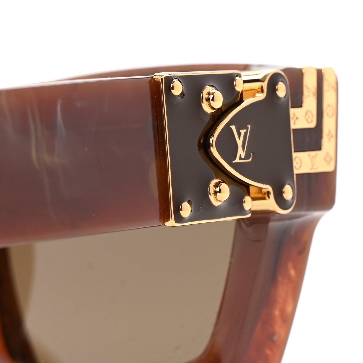 Acetate Metal 1.1 Millionaires Sunglasses Z1337W Brown