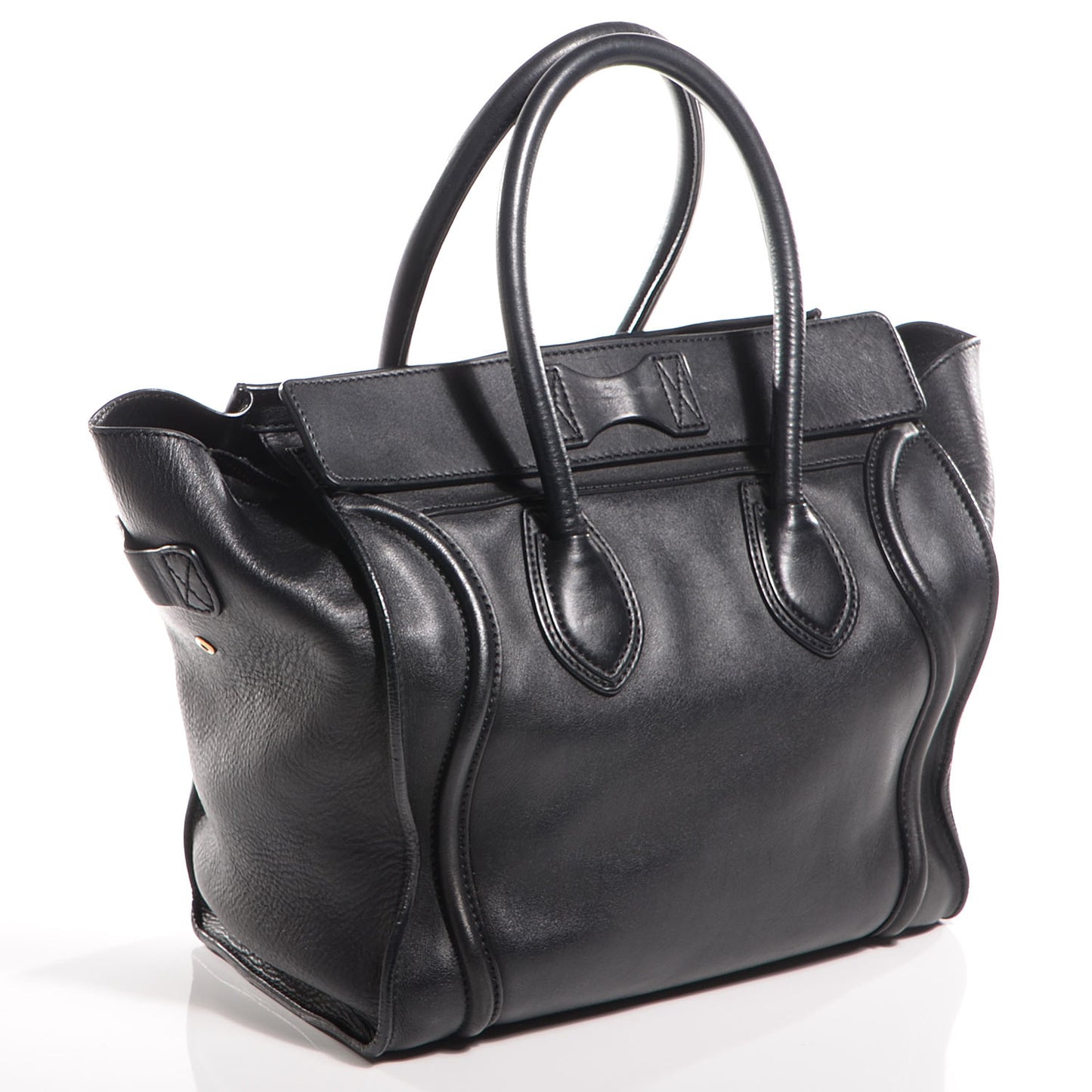 Smooth Calfskin Mini Luggage Black