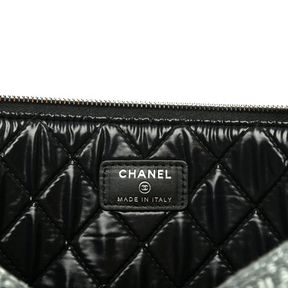 Chanel Canvas Medium Deauville Cosmetic Pouch Grey 6 of 7