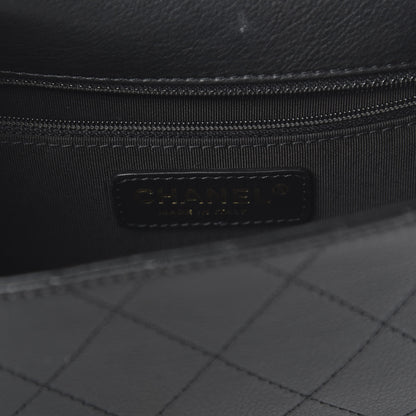 Chanel Calfskin Stitched Small Flap Bag Black 8 of 10