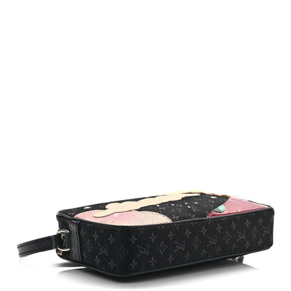 Louis Vuitton Satin Mini Monogram Conte De Fees Pochette Black 4 of 9
