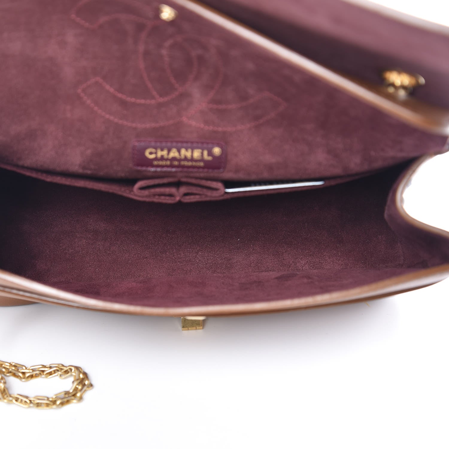 Chanel Calfskin Nude 2.55 Medals Reissue 226 Flap Camel 7 of 16