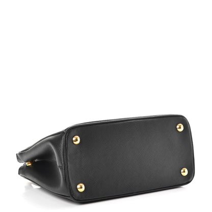 Prada Saffiano Lux Small Galleria Double Zip Tote Black 5 of 9