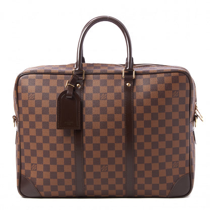 Louis Vuitton Damier Ebene Porte Documents Voyage GM 1 of 8