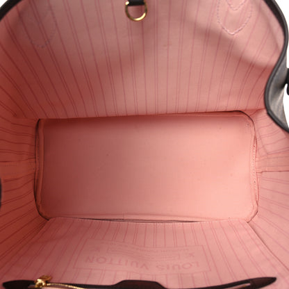 Louis Vuitton Damier Ebene Neo Neverfull MM Rose Ballerine 6 of 10