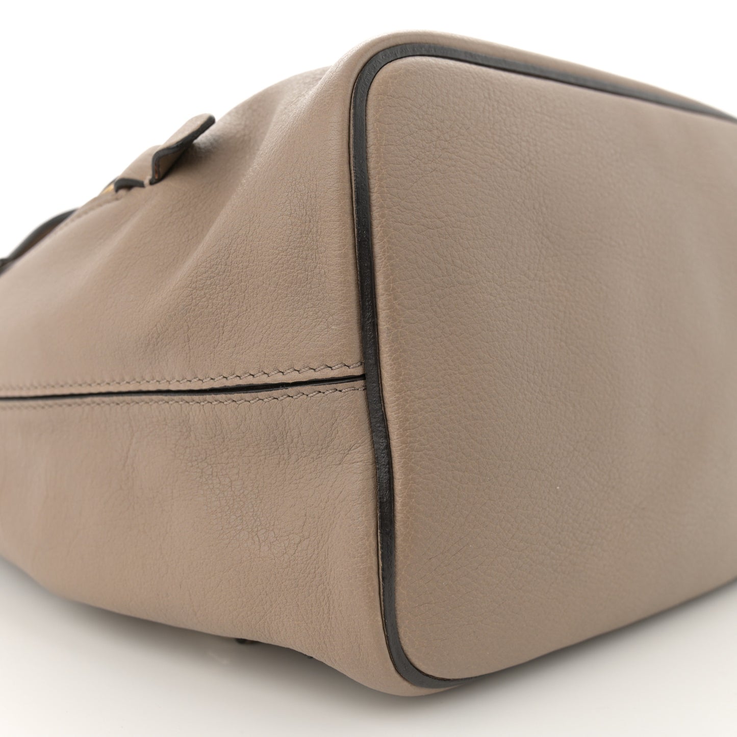 Suede Calfskin Medium Faye Backpack Motty Grey