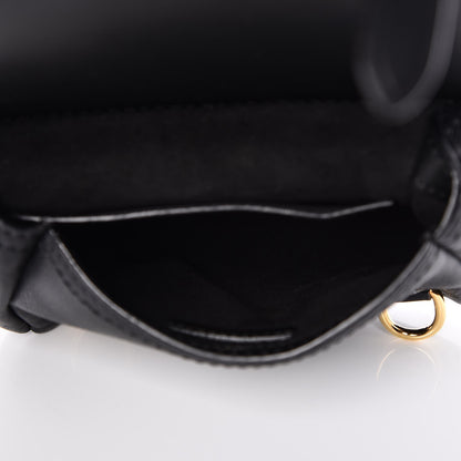 Burberry Calfskin Baby Bridle Saddle Bag Black 5 of 7