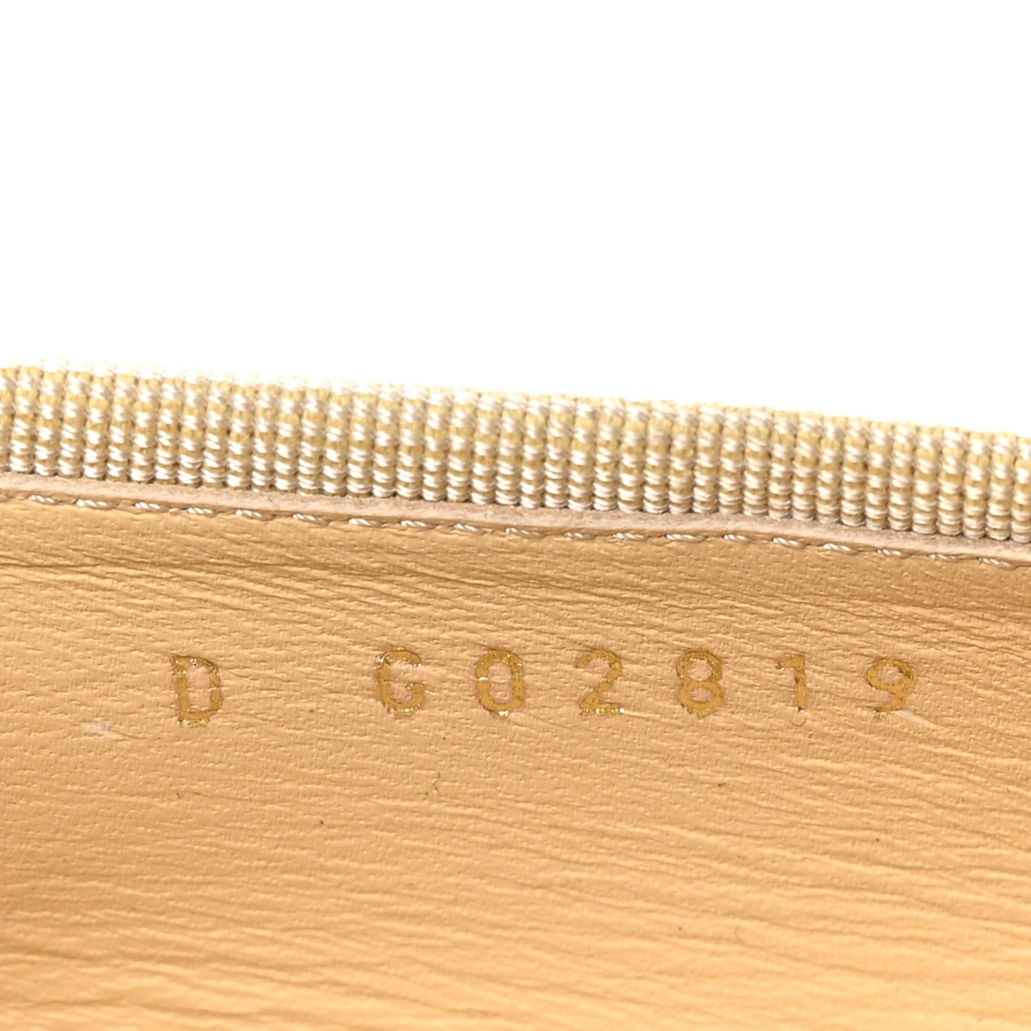 Lambskin Cap Toe CC Ballerina Flats 38.5 Beige Black