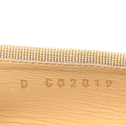 Chanel Lambskin Cap Toe CC Ballerina Flats 38.5 Beige Black 6 of 9
