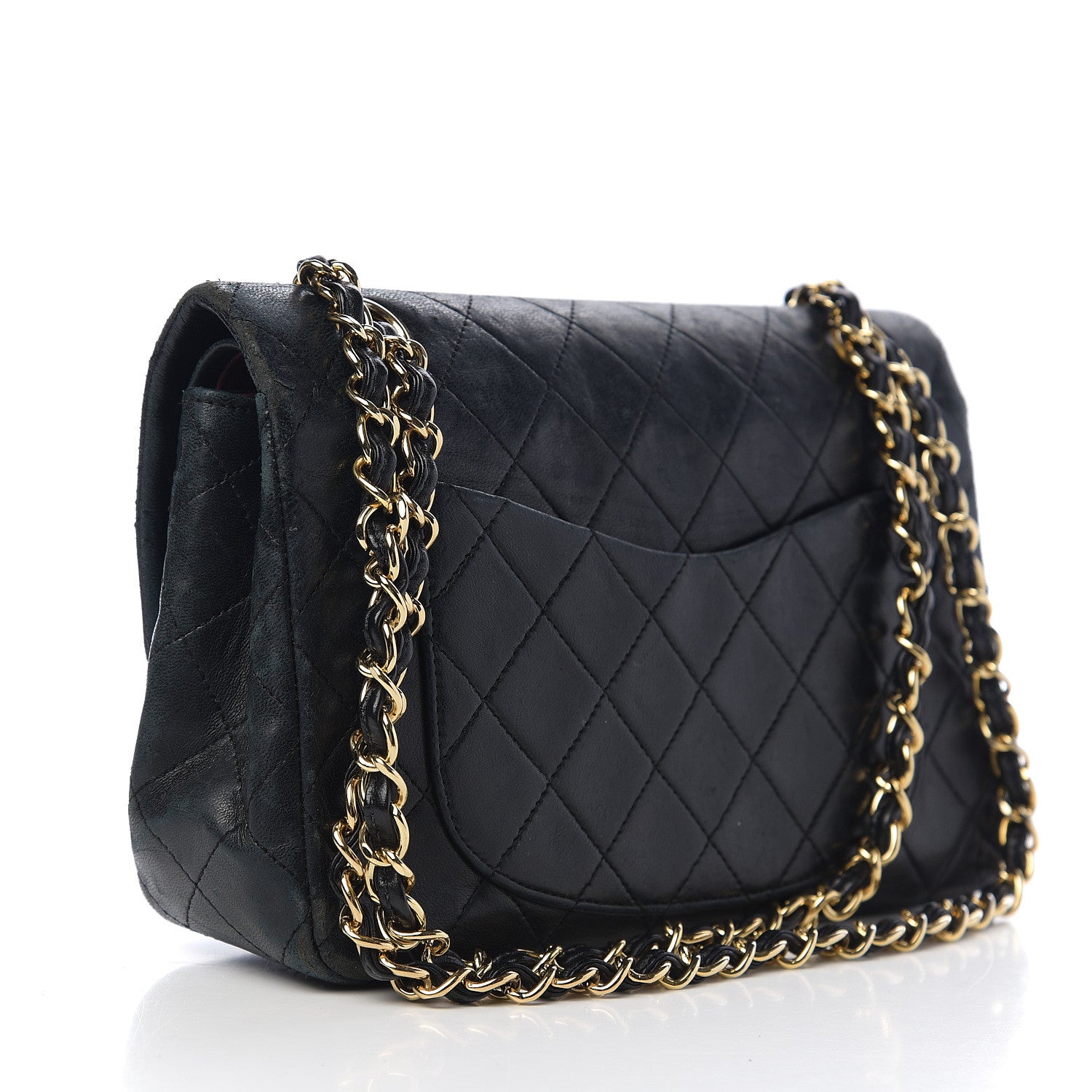 Chanel Lambskin Quilted Small Double Flap Black 2 of 10