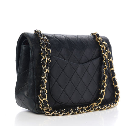 Chanel Lambskin Quilted Small Double Flap Black 2 of 10