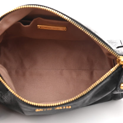 Miu Miu Vitello Lux Bow Bag Black 5 of 10