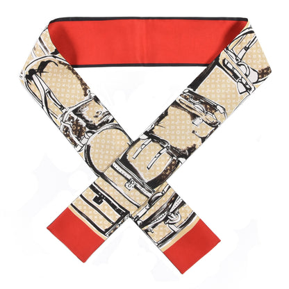 Louis Vuitton Silk Monogram Trunks Bandeau Brown 1 of 4