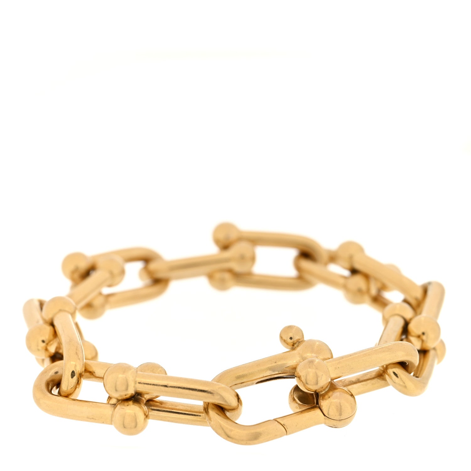 Tiffany 18K Yellow Gold Large HardWear Link Bracelet 2 of 4