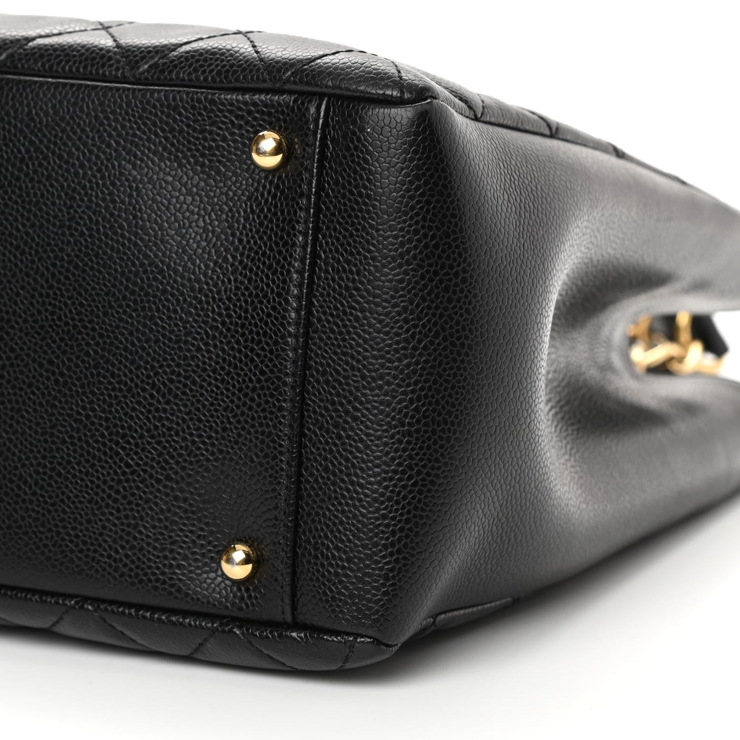 Caviar Quilted XL Grand Shopping Tote GST Black