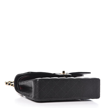 Chanel Caviar Quilted Medium Double Flap Black 4 of 11