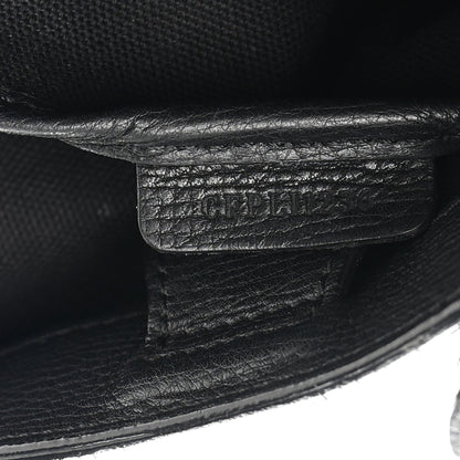 Burberry Derby Calfskin House Check Baby Banner Tote Black 8 of 19