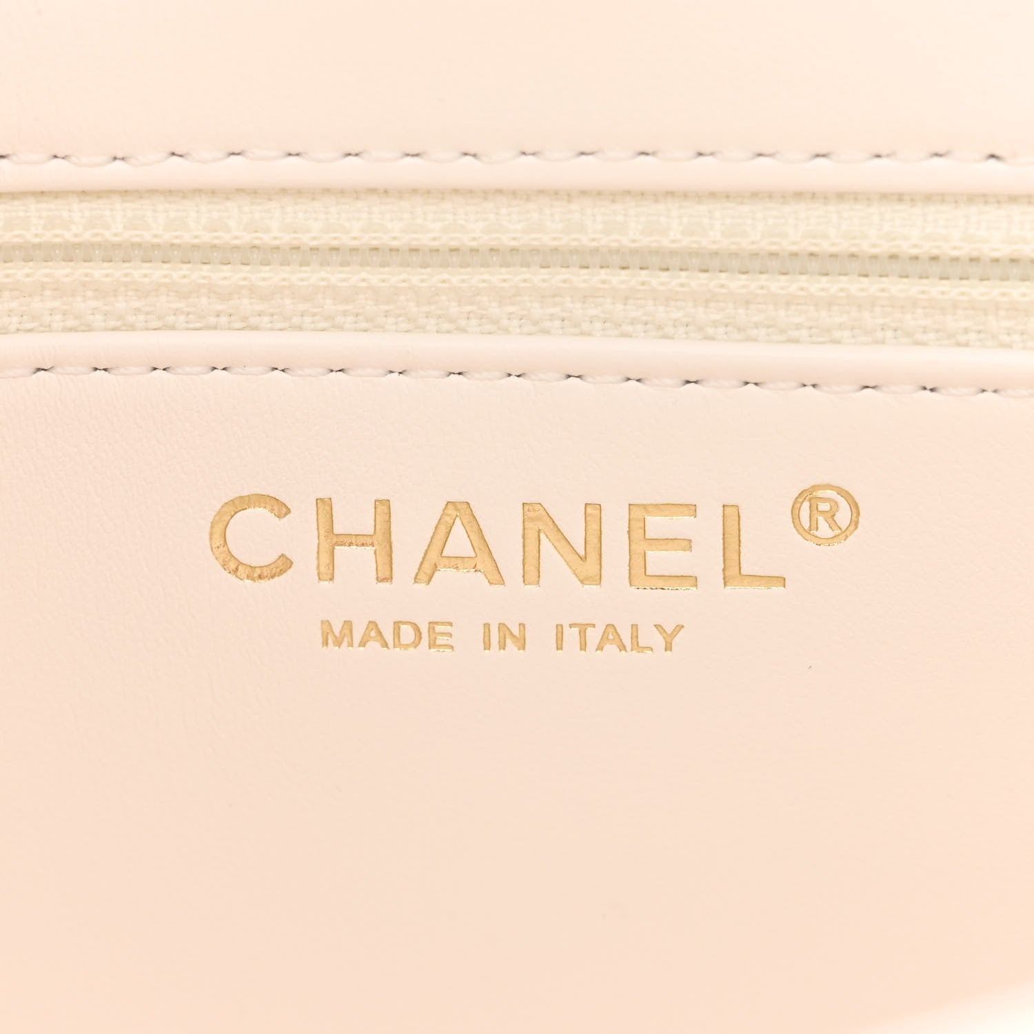 Chanel Shiny Aged Calfskin Quilted Nano Kelly Shopper White 6 of 10