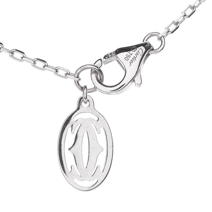 Cartier 18K White Gold Diamond LM D'Amour Pendant Necklace 5 of 6