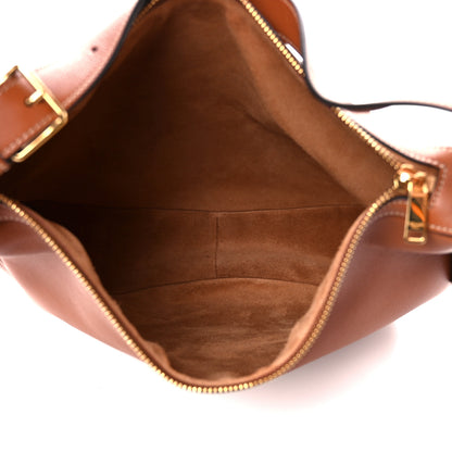 Celine Supple Calfskin Triomphe Heloise Shoulder Bag Tan 5 of 11