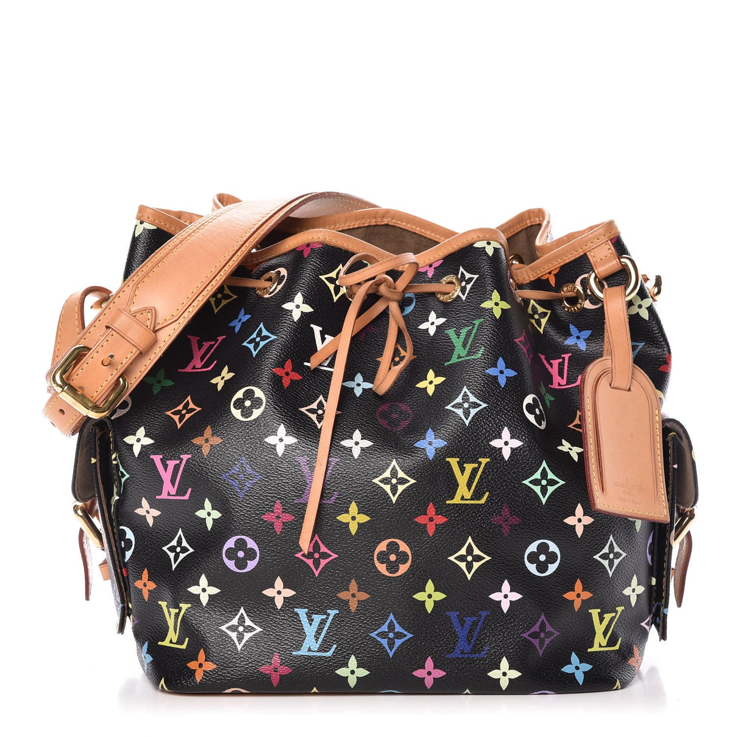 Monogram Multicolor Petit Noe Black