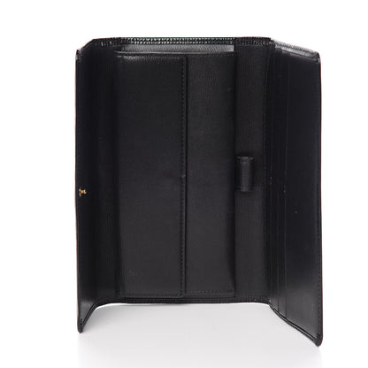 Louis Vuitton Epi Sarah Wallet Black 6 of 9