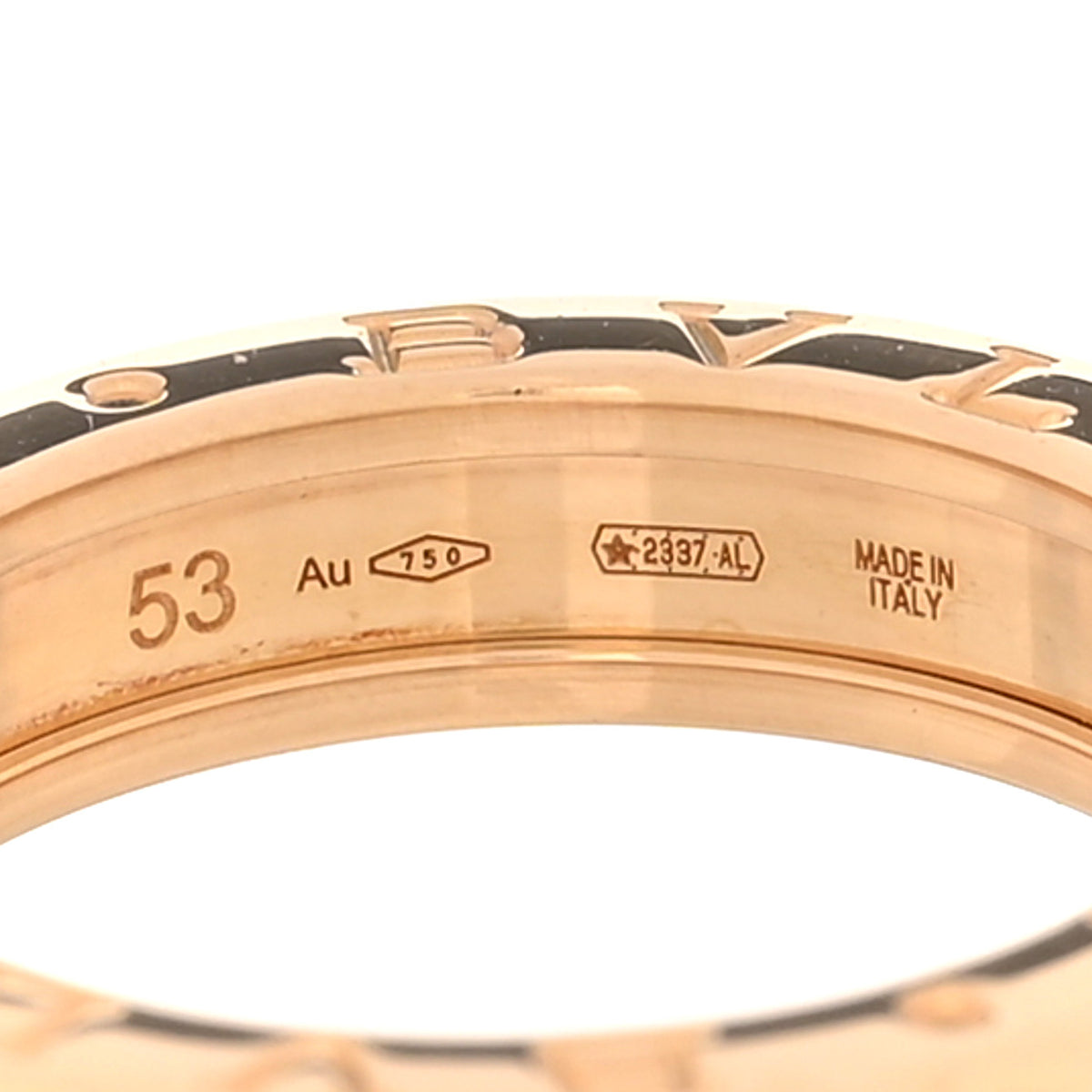 18K Yellow Gold B.Zero1 One-Band Ring 53 6.5