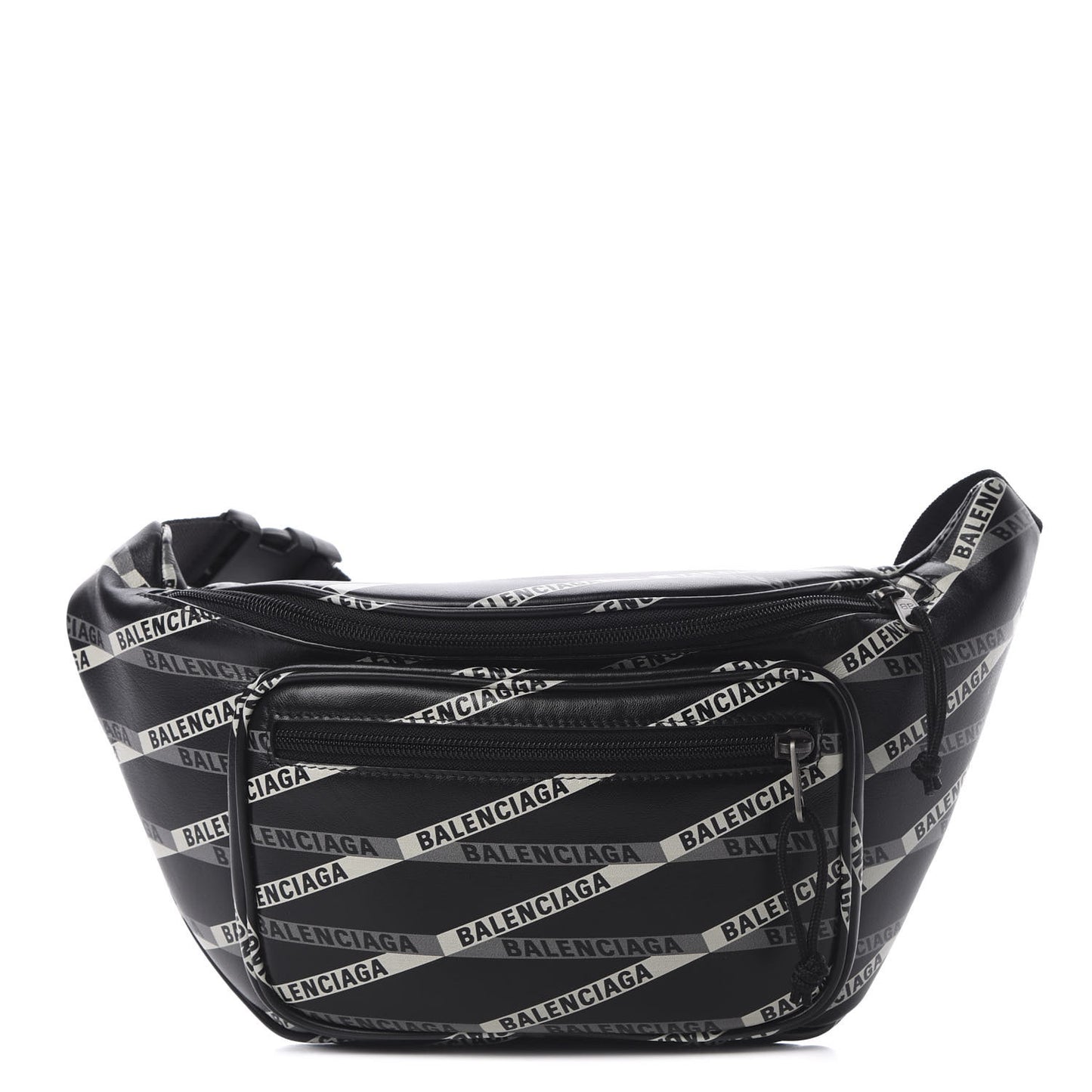 Smooth Calfskin Losange Monogram Explorer Belt Bag Black Grey