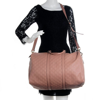 Gucci Guccissima Medium Carry On Duffle Antique Rose 2 of 7