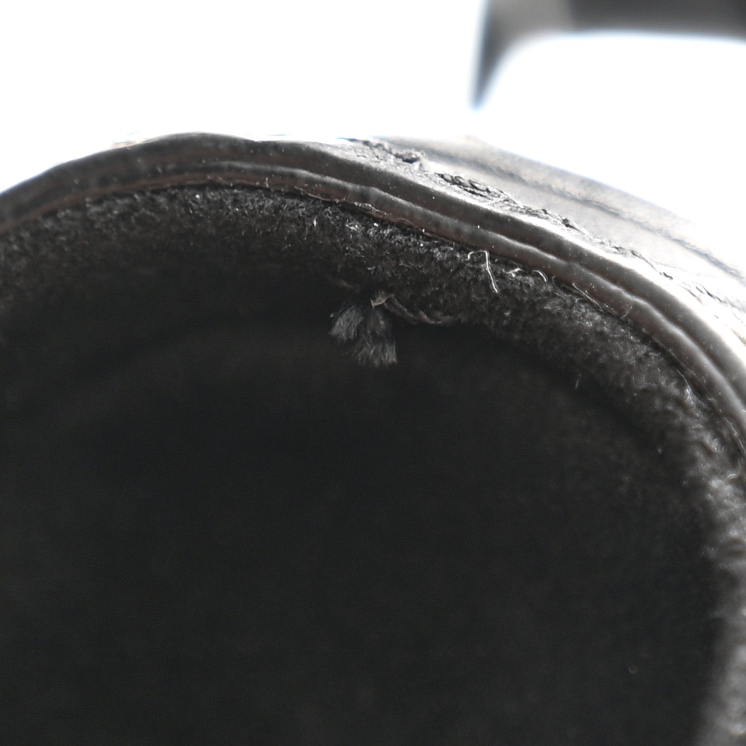 Christian Dior Calfskin Embossed Oblique Saddle Bag Black 12 of 12