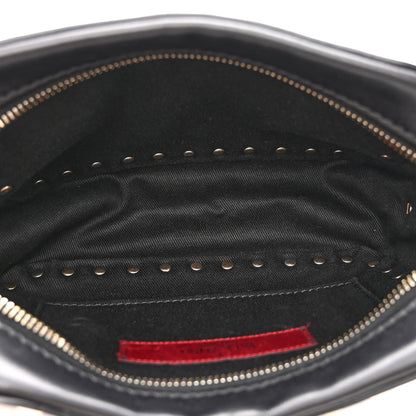 Valentino Garavani Calfskin Rockstud Camera Crossbody Bag Black 5 of 12