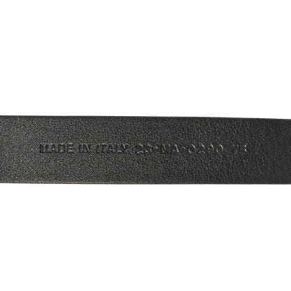 Christian Dior Calfskin Saddle Belt 75 30 Black 3 of 6