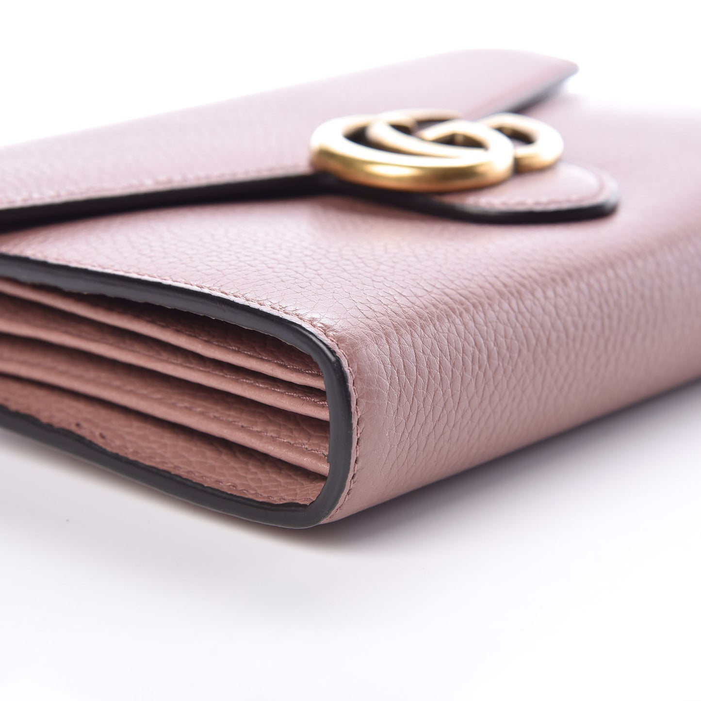 Cellarius Calfskin GG Marmont Chain Wallet Rosy Phard