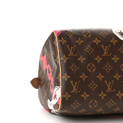 Louis Vuitton Monogram Bay Speedy 30 Rose Ballerine Poppy 8 of 9